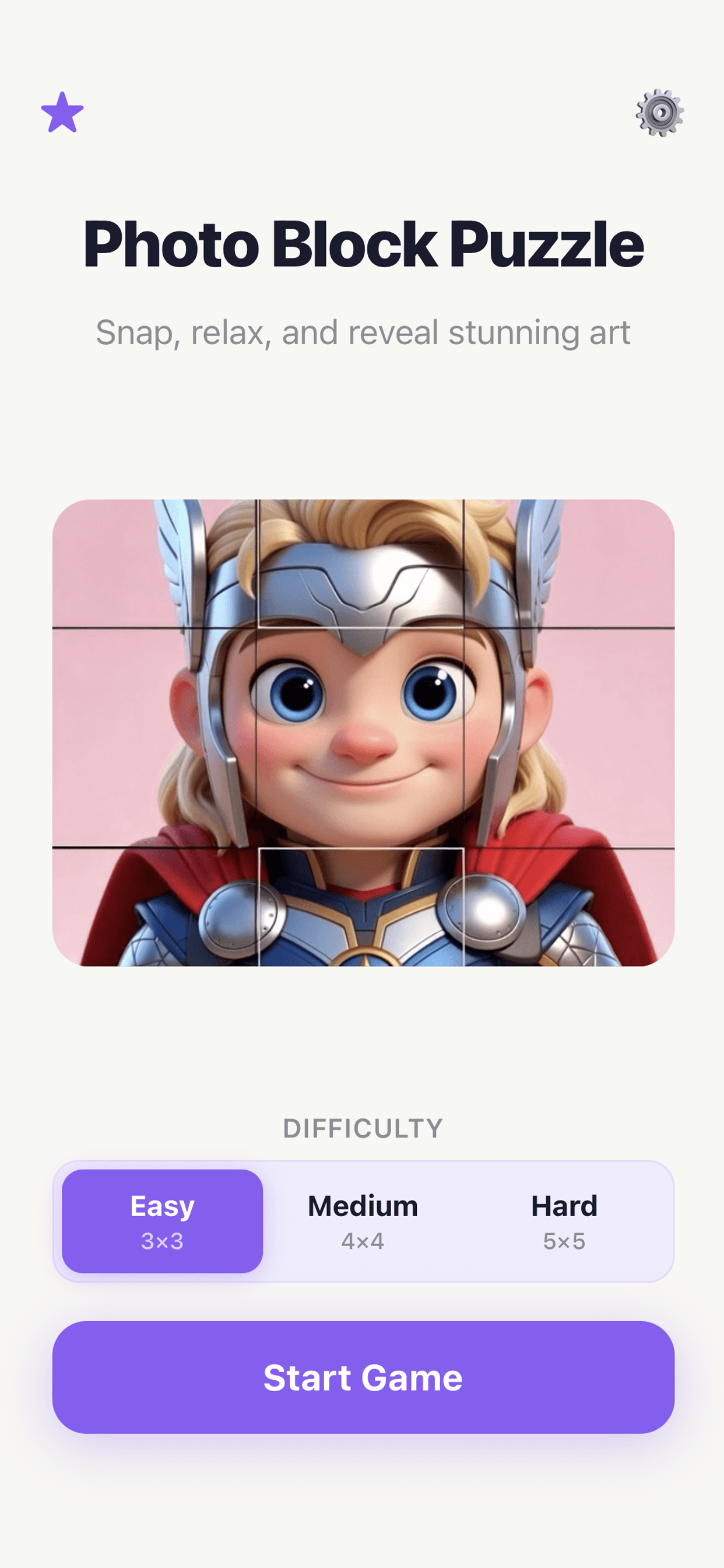 Photo Block Jigsaw Puzzle Screenshot 1